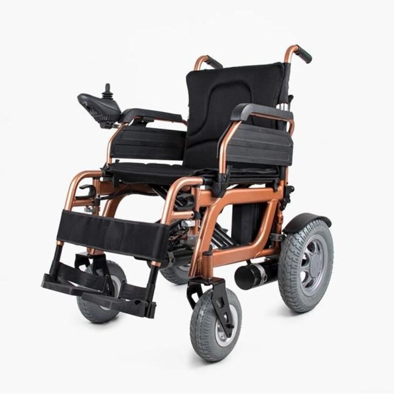 Heavy Duty Handicapped Equipment Outdoor Powered Motorized Folding Electric Wheelchair