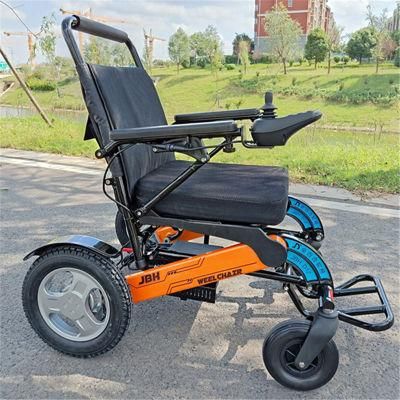 12 Inch Big Wheels Folding Electric Power Wheelchair with Lithium Battery