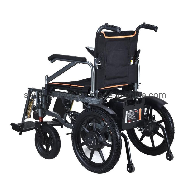 Power Chair Lightweight Wheelchair Folding Power Remote Control Electric Wheelchair