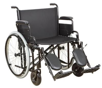 Hot Sale Foldable Travel Non Electric Wheelchair for Disabled Elderly