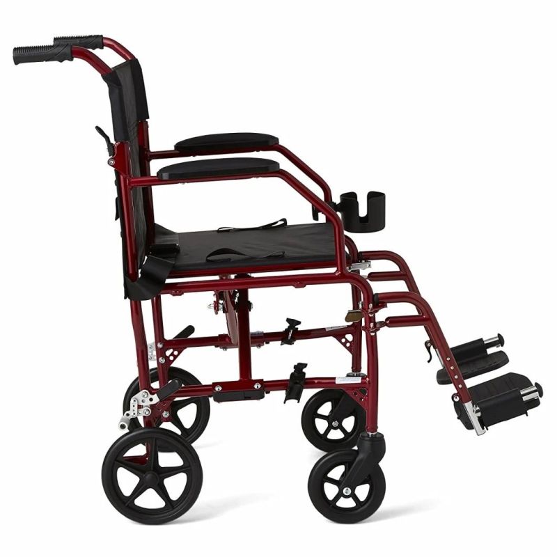 Lithium Battery Electric Light Weight Wheelchair with Transport Wheelchair