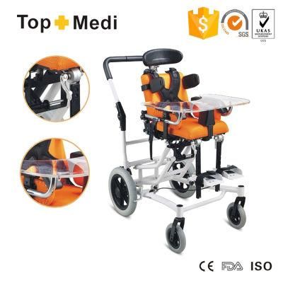 Aluminum Reclining High Back Cerebral Palsy Children Wheelchair