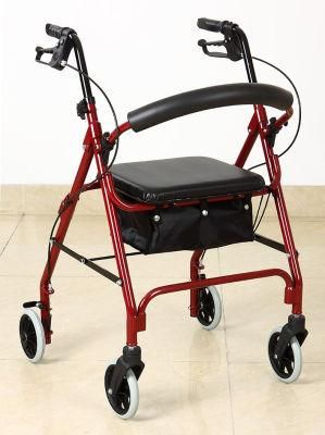 2022 Hot Selling Aluminum Rollator for Disabled People Walking