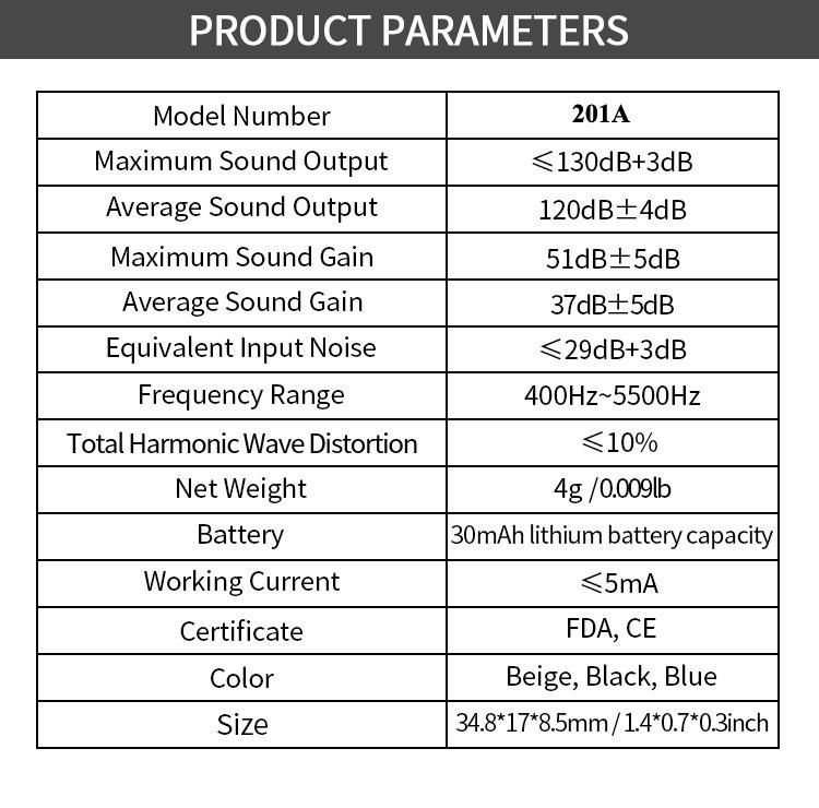 Digital Hearing Aid Rechargeable Bte Aid Wireless Sound Tube for Severe Hearing Loss