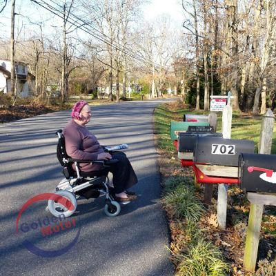 12&prime;&prime; Wheel Electric Wheelchair for Disabled