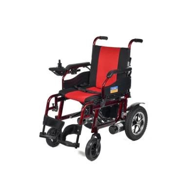 Topmedi New Foldable Lithium Battery Aluminum Lightweight Power Electric Wheelchair