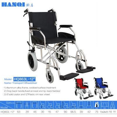 18 Inches Seat Disabled Medical Health Low Price Transfer Cheap Wheelchair