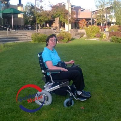 1 second folding power wheelchair with lithium battery pack