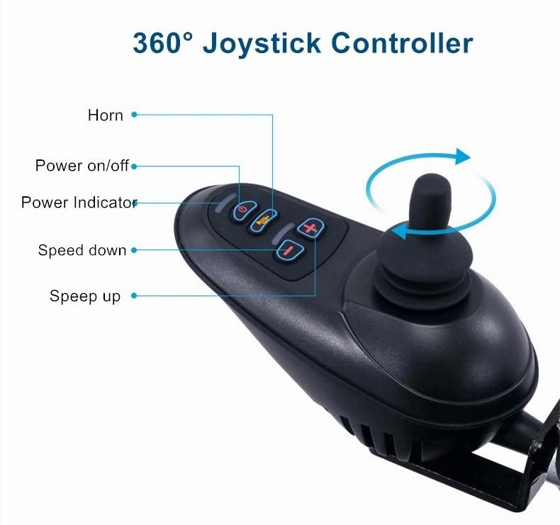 Elder Folding Electric Power Quickie Wheelchair