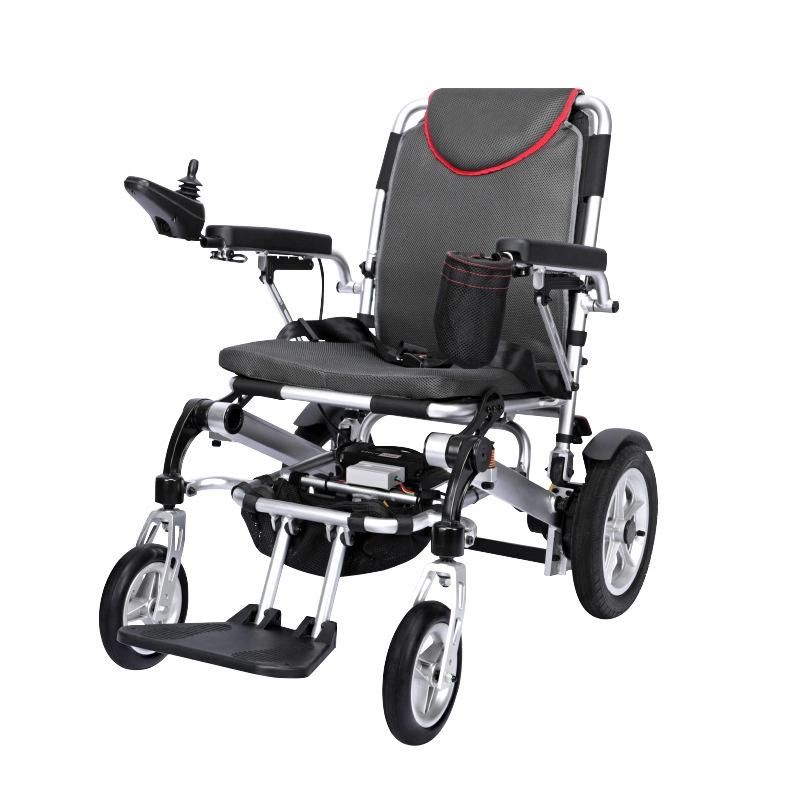 Handicapped Automatic Electric Folding Power Wheelchair with Joystick Controller