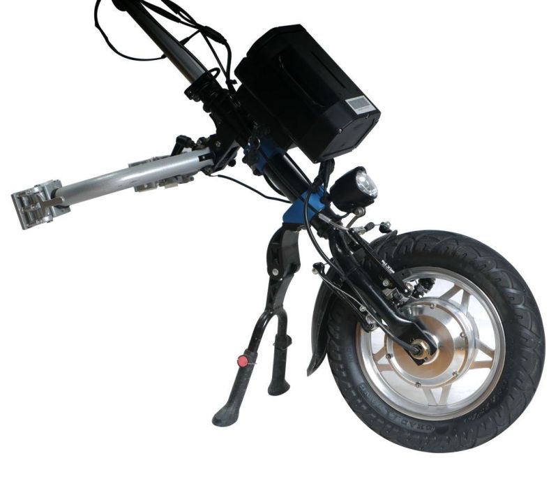 Safe and Silent Electric Wheelchair Tractor Attachment Handcycle Handbike Kits