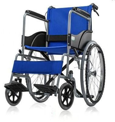 Folding Manual Wheelchair Cheapest Price Standard Wheel Chair Hot Sell Hospital Move Patient