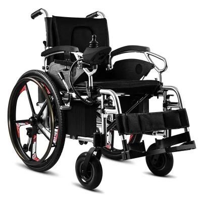 Disabled Power Wheel Chair High Load Bearing Aluminum Frame Electric Wheelchair
