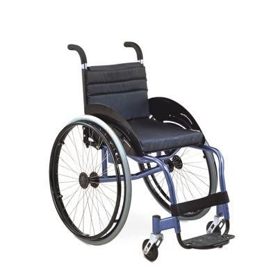 Topmedi Aluminum Light Wight Leisure Wheelchair for Handicapped