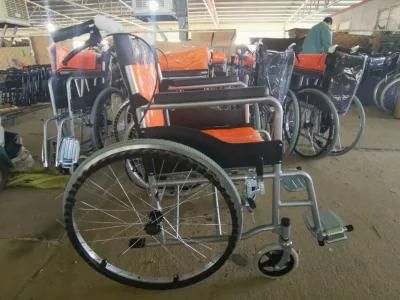 Luxury Standard Ultralight Rigid Aluminum Folding Manual Wheelchair