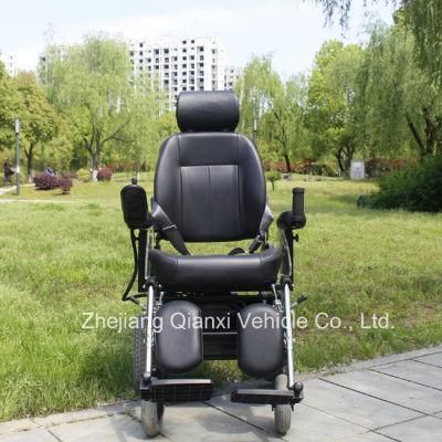 Deluxe Invalid Electric Wheelchair with Ce Certification