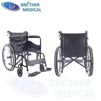 Advanced Factory Directly Manufacturing Tilted Manual Medical Economy Wheelchair