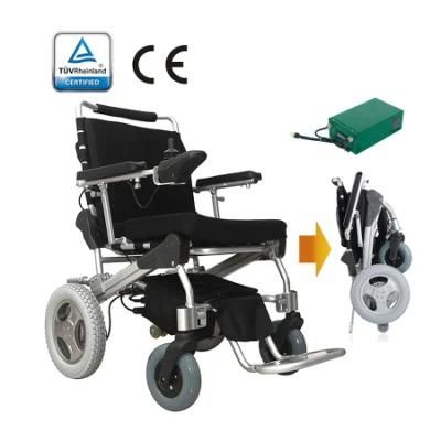e-Throne Folding electric wheelchair ET-12F22 ,adult lightweight wheelchair