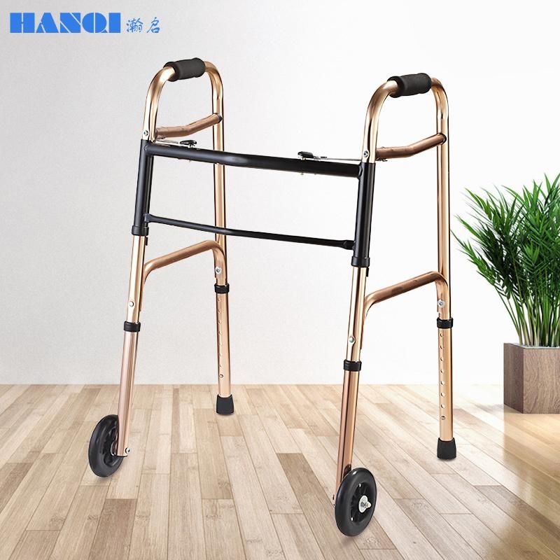 Hanqi Hq265L-5 High Quality Aluminum Walker Walking Aid for Elderly and Disabled