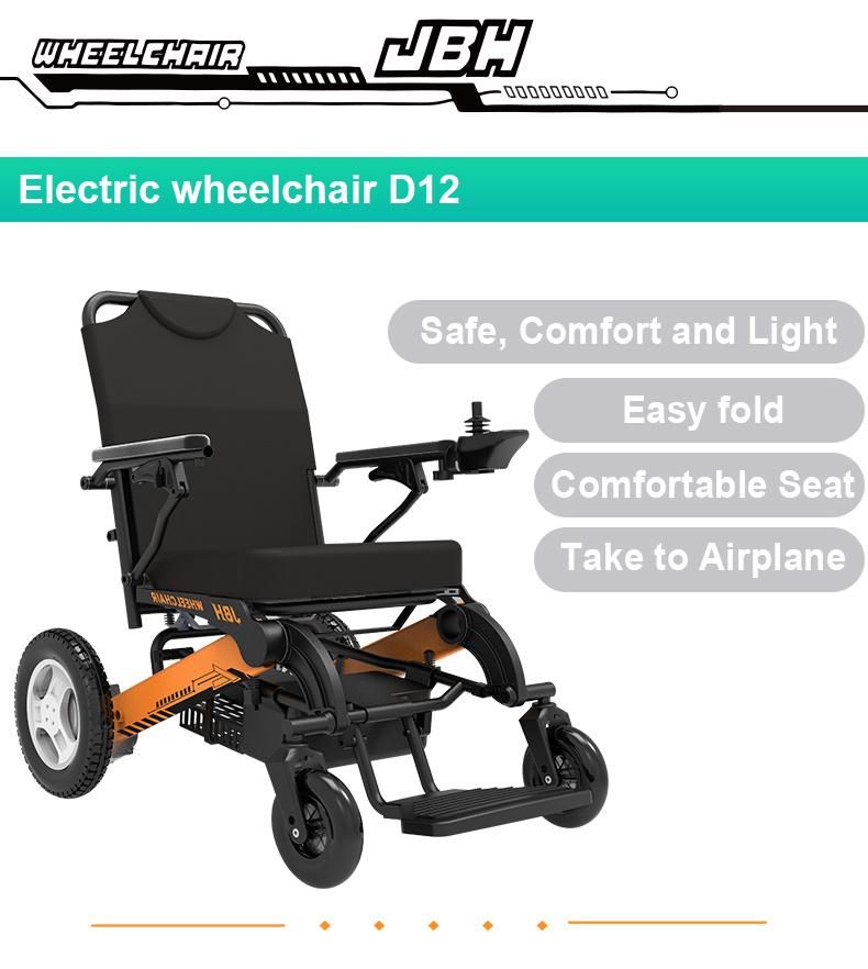 Hot Selling Lightweight Electric Wheelchair for Disabled CE ISO Certificate D12