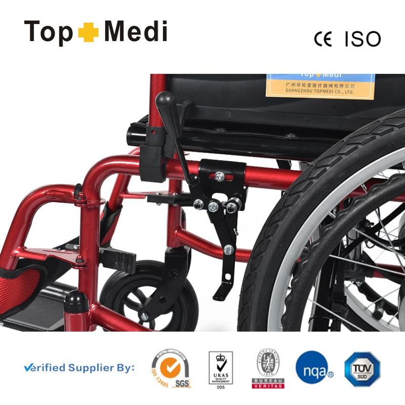 Rehabilitation Medical Products Electric Wheelchair with Shock Absorption Design