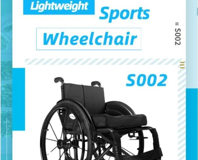 CE FDA Lightweight Sport Manual Wheelchair S002 Wheelchair for Sport