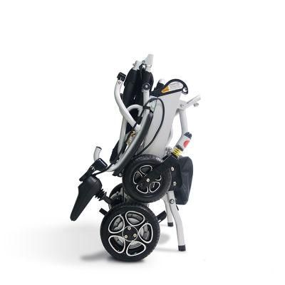 New Cheap Easy Folding Aluminum Electric Wheelchair Elderly Care Products