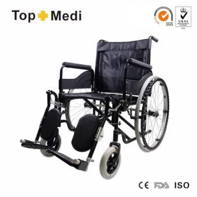 Steel Detachable Topmedi 1PCS/CTN 80X28X89cm, N. W. /G. W.: 17.9kg/20.4kg Rehabilitation Hospital Wheelchair