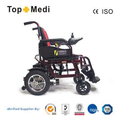 2022 Medical Healthcare Aluminum Folding Taiwan Motor Electric Wheelchair