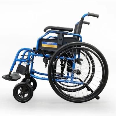CE Approved Manual Price Silla De Ruedas Cheap Wheel Chair Lightweight Folding Wheelchair Manufacture