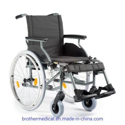 Handicapped Equipment Outdoor Folding Aluminum Manual Wheelchair