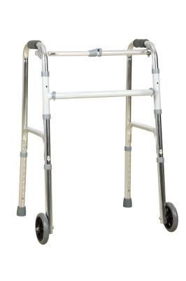 Top Quality Robust and Stable Stainless Steel Rollator Push Elderly Walker