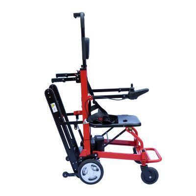 Handicap Folding Motorized Stairs Climbing Electric Wheelchair