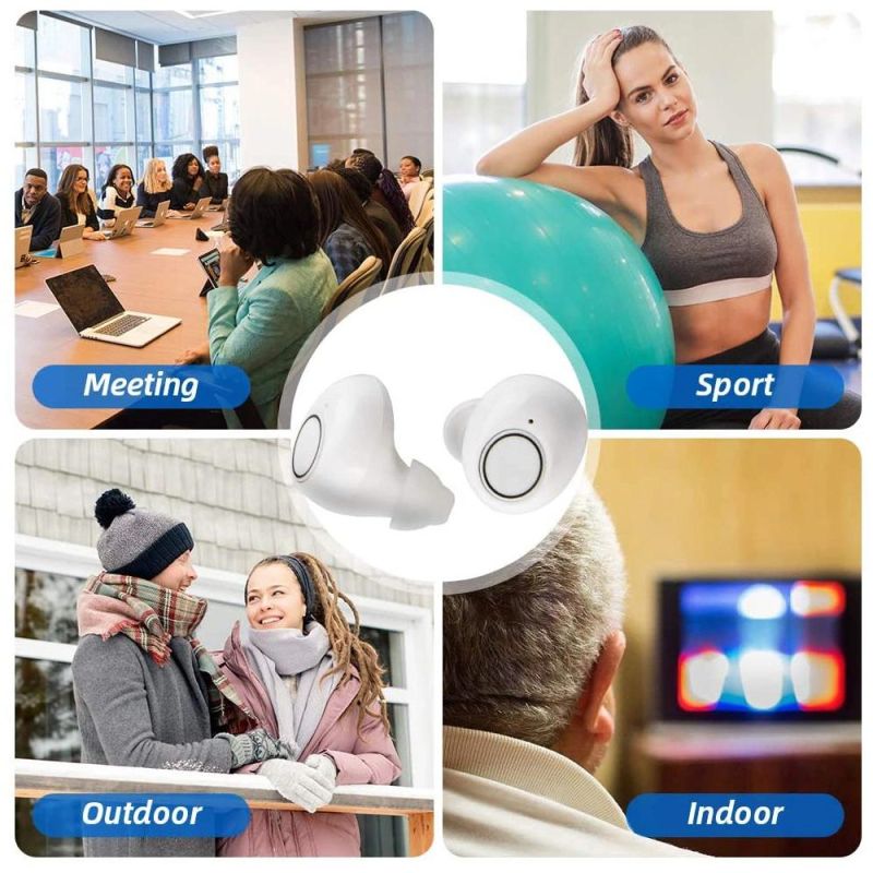 Hot Sell Rechargeable Digital Hearing Aid with Charging Base