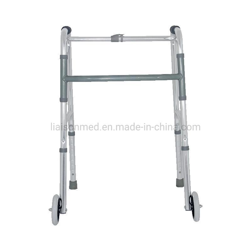 Mn-Wa001 Durable Portable Aluminum Frame Walker Aids Rollator for Disabled