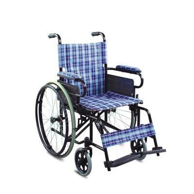 Light Weight Active Wheelchair with Fixed Armrest and Footrest