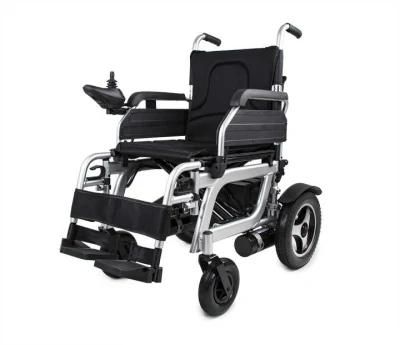 Rehabilitation Handicapped Outdoor Powered Motorized Folding Electric Wheelchair for Elderly