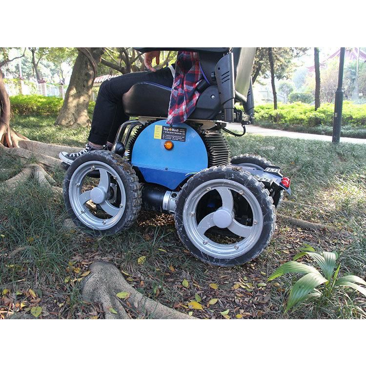 Outdoor All Terrain Light Folding Scooter Lightweight Electric Power Wheelchair