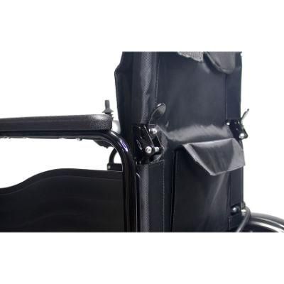 Non-Tilted Topmedi China Manual Wheelchair with ISO OEM Tew002