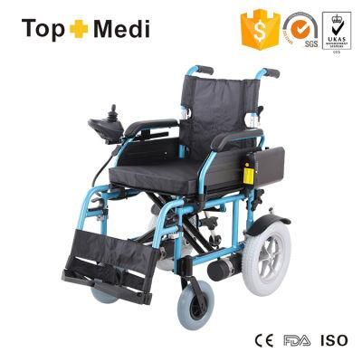 Detachable Samsung Battery Aluminum Foldable Electric Wheelchair