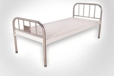 Stainless Steel Flat Hospital Bed