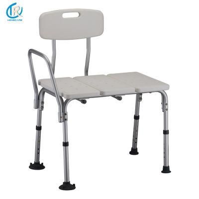 Commode Chair - Aluminum Portable Bath Transfer Bench / Shower Chair