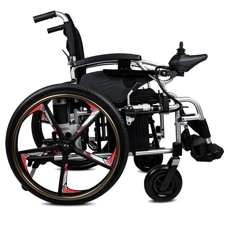 2022 Smart High Performance Tranist Foldable Aluminum Electric Power Motor Wheelchair