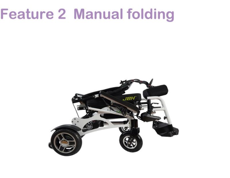 All-Terrain Portable Folding Electric Wheelchair Reclining Electric Wheelchair