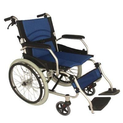 Aluminium Light Weight Travel Transport Manual Wheelchair Foldable