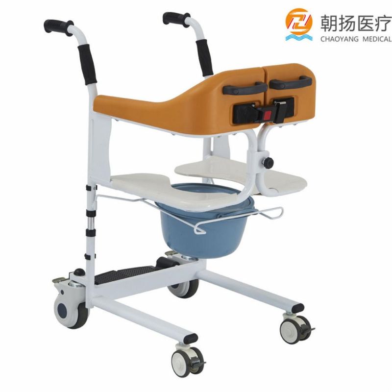 Transfer Commode Wheelchair with Toilet Bath Chair