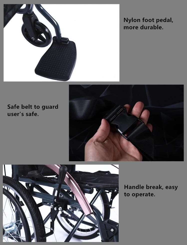 Direct Selling Sport Wheelchair Lightweight Manual Foldable