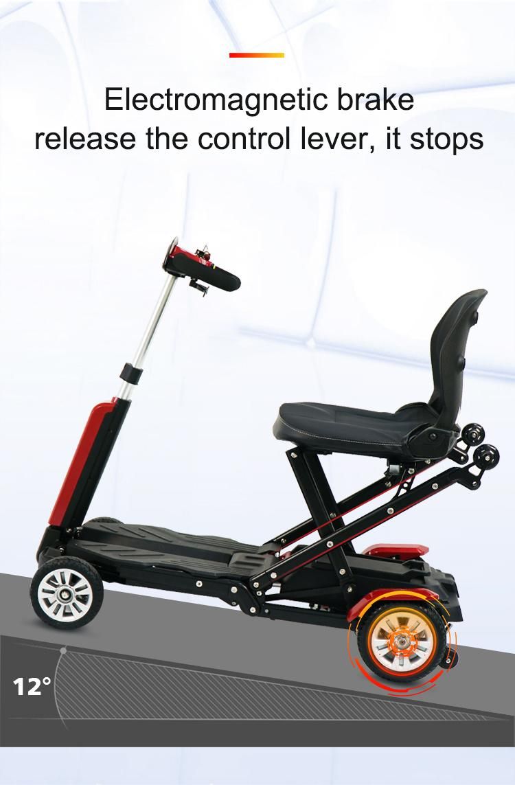 Small Indoor Outdoor Electric Motorized Wheelchair for Sale