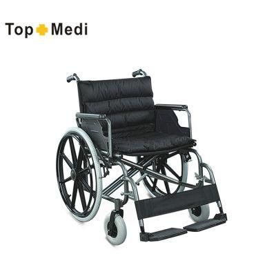 Topmedi Large Size Bariatric Steel Wheelchair