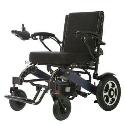 Cheap Aluminum Alloy Lightweight Wheelchair Folding Power Remote Control Electric Wheelchair